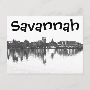 Carte Postale Savannah, Georiga, États-Unis