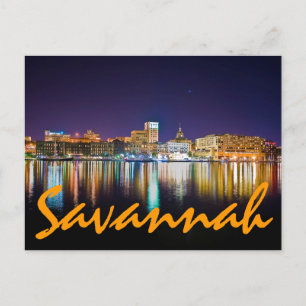Carte Postale Savannah, Georiga, États-Unis