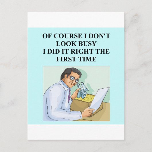 Carte Postale savant efficace (Devant)