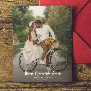 Carte postale "Save the Date" à la photo simplemen