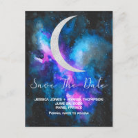 Save the date | Aquarelles Crescent Moon