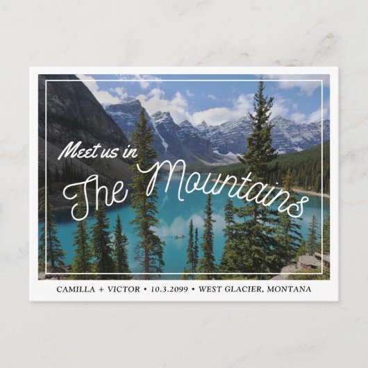 Carte postale 'Save the Date' du Parc National de  (Devant)