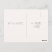 Carte Postale Save the date! Enregistrer L'Invitation Date (Dos)