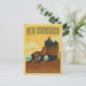 Carte Postale Save the date | Nouveau-Brunswick, Canada (Debout devant)