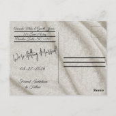 Carte Postale Save the Date Postcard (Dos)