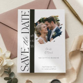 Carte postale "Save the Date" pour mariage avec ph