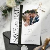 Carte postale "Save the Date" pour mariage avec ph