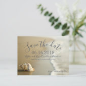 Carte postale "Save the Date" pour un mariage sur (Debout devant)