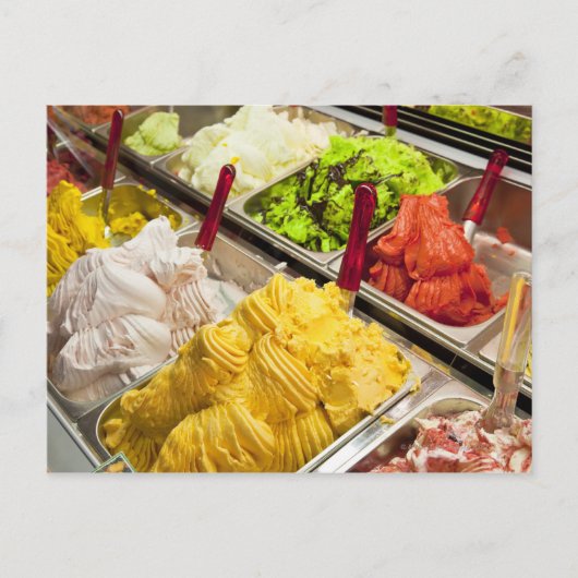 Carte Postale Saveurs de crème glacée, Paris (Devant)