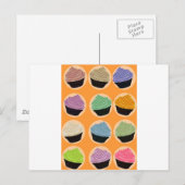 Carte Postale Saveurs de Cupcake (Devant / Derrière)