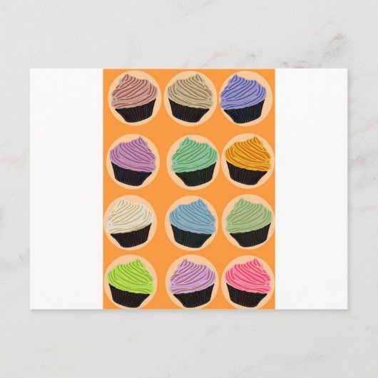 Carte Postale Saveurs de Cupcake (Devant)