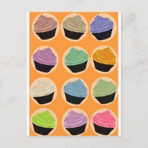 Carte Postale Saveurs de cupcake