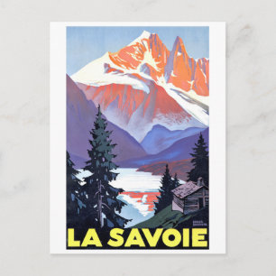 Carte Postale Savoie, Alpes françaises, France, montagne sous la