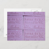 Carte Postale Savon de Provence (Devant / Derrière)
