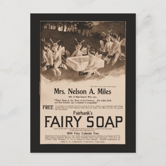 Carte Postale Savon Fairy (Devant)
