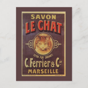 Carte Postale Savon Le Conversation Savon Vintage