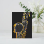 Carte Postale Sax en or (Debout devant)