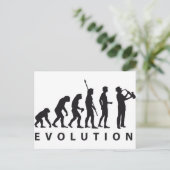 Carte Postale saxophon de l'évolution (Debout devant)