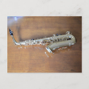 Carte Postale Saxophone
