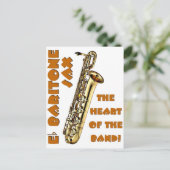 Carte Postale Saxophone baryton (Debout devant)