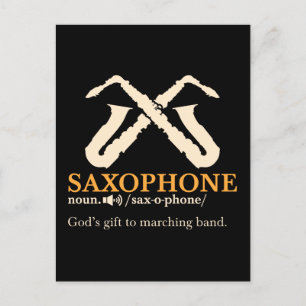 Carte Postale Saxophone - Saxophone - Définition