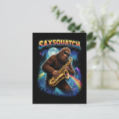 Carte Postale Saxsquatch (Debout devant)