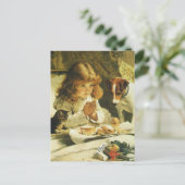 Carte Postale Saying Our Prayers, Suspense Charles Burton Barber (Debout devant)