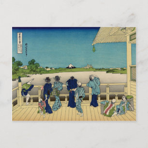 Carte Postale Sazai Hall, Temple des Cinq Cent Rakan, Hokusai
