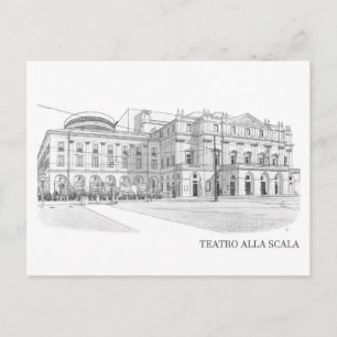 Carte Postale Scala di Milano (Italie)
