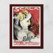 Carte Postale Scala ~ Enfin, réservé ! (Devant)