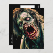 Carte Postale Scander Zombie (Devant / Derrière)