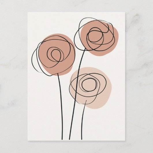 Carte Postale Scandi Bloom No.281 (Devant)