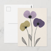 Carte Postale Scandi Bloom No.284 (Devant / Derrière)