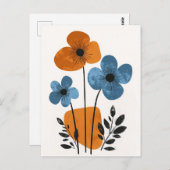 Carte Postale Scandi Bloom No.285 (Devant / Derrière)