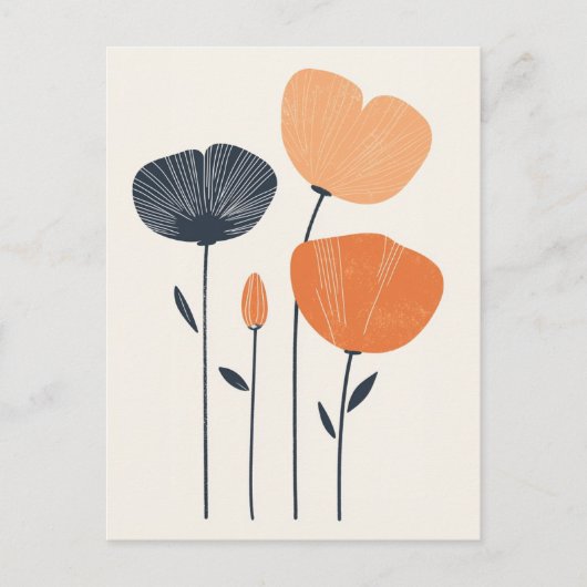 Carte Postale Scandi Bloom No.286 (Devant)