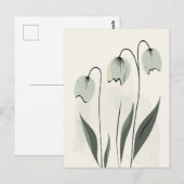 Carte Postale Scandi Bloom No.288 (Devant / Derrière)