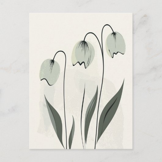 Carte Postale Scandi Bloom No.288 (Devant)