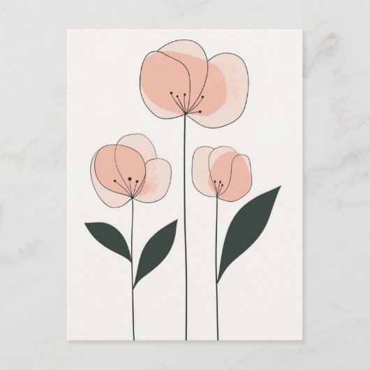 Carte Postale Scandi Bloom No.289 (Devant)