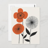 Carte Postale Scandi Bloom No.292 (Devant / Derrière)