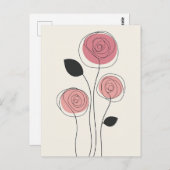 Carte Postale Scandi Bloom No.294 (Devant / Derrière)