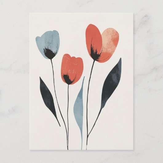 Carte Postale Scandi Bloom No.296 (Devant)