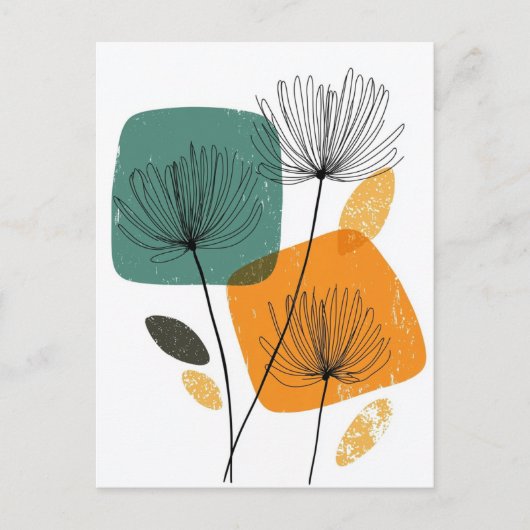 Carte Postale Scandi Bloom No.302 (Devant)