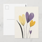 Carte Postale Scandi Bloom No.303 (Devant / Derrière)