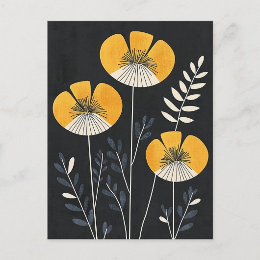 Carte Postale Scandi Bloom No.314 (Devant)