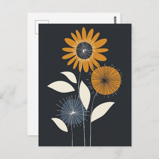 Carte Postale Scandi Bloom No.321 (Devant / Derrière)