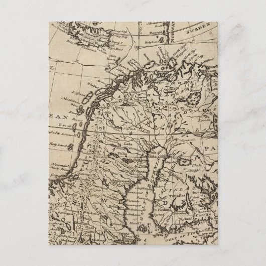 Carte Postale Scandinavie 4 (Devant)