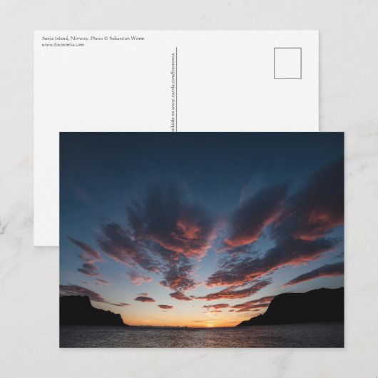 Carte Postale Scandinavie Paysage photo (Devant / Derrière)