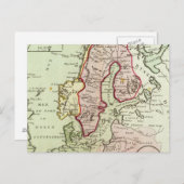 Carte Postale Scandinavie, Suède, Danemark (Devant / Derrière)