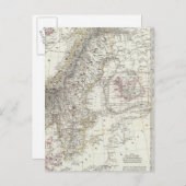 Carte Postale Scandinavie, Suède, Norvège (Devant / Derrière)