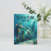 Carte Postale Scapa Flow Écosse (Debout devant)